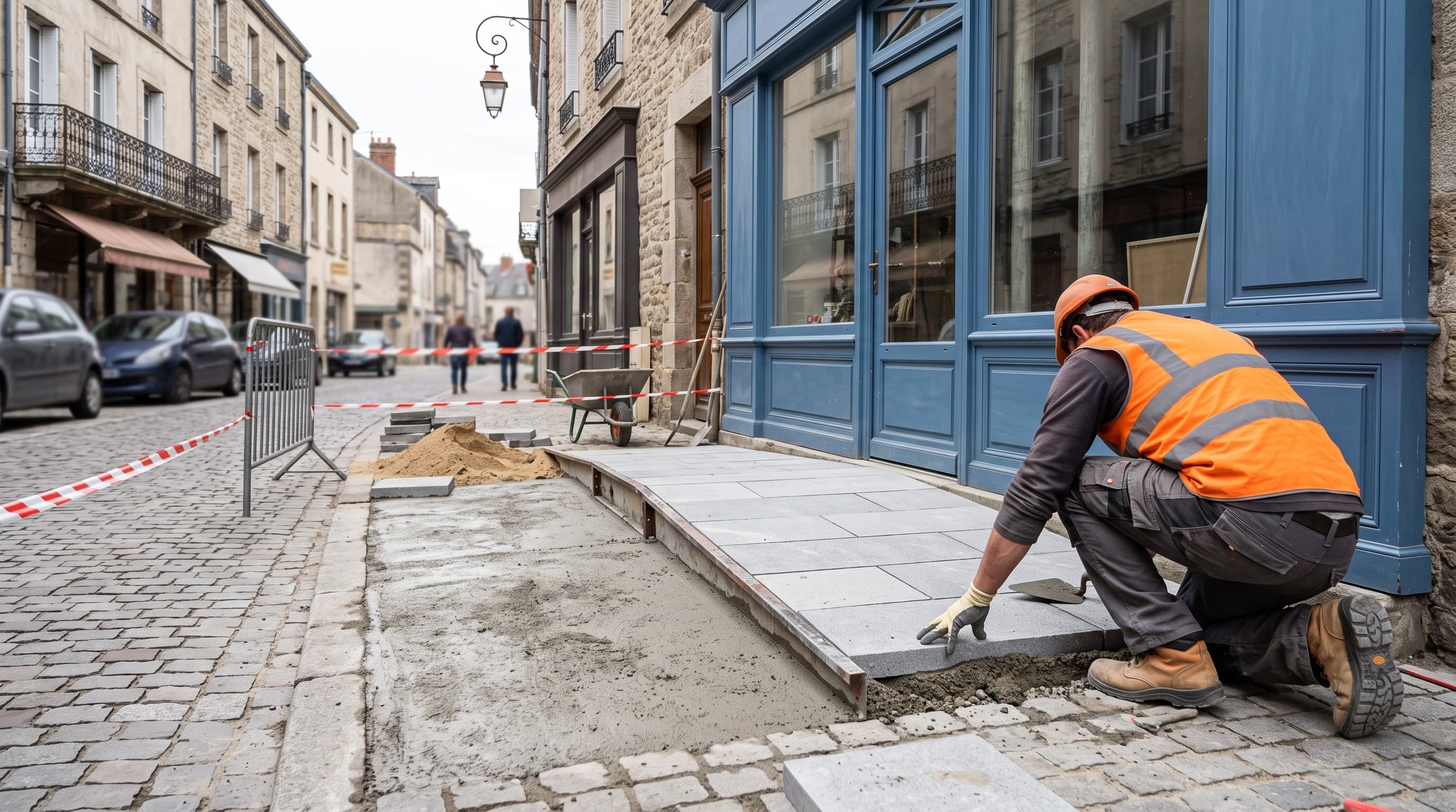 Accessibilité PMR à Bouguenais, commerces et zones d'activité