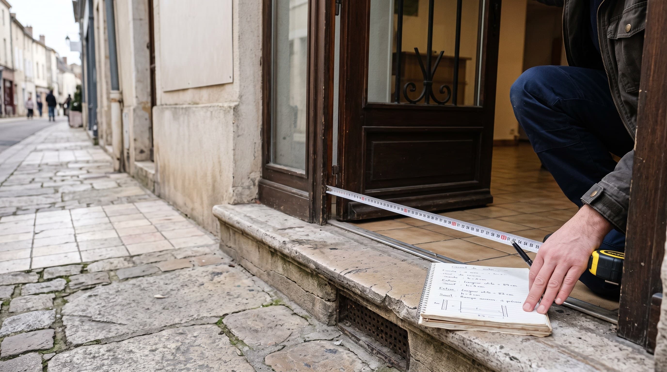 Accessibilité PMR et enseigne franchisée, coordonner les travaux avec le réseau