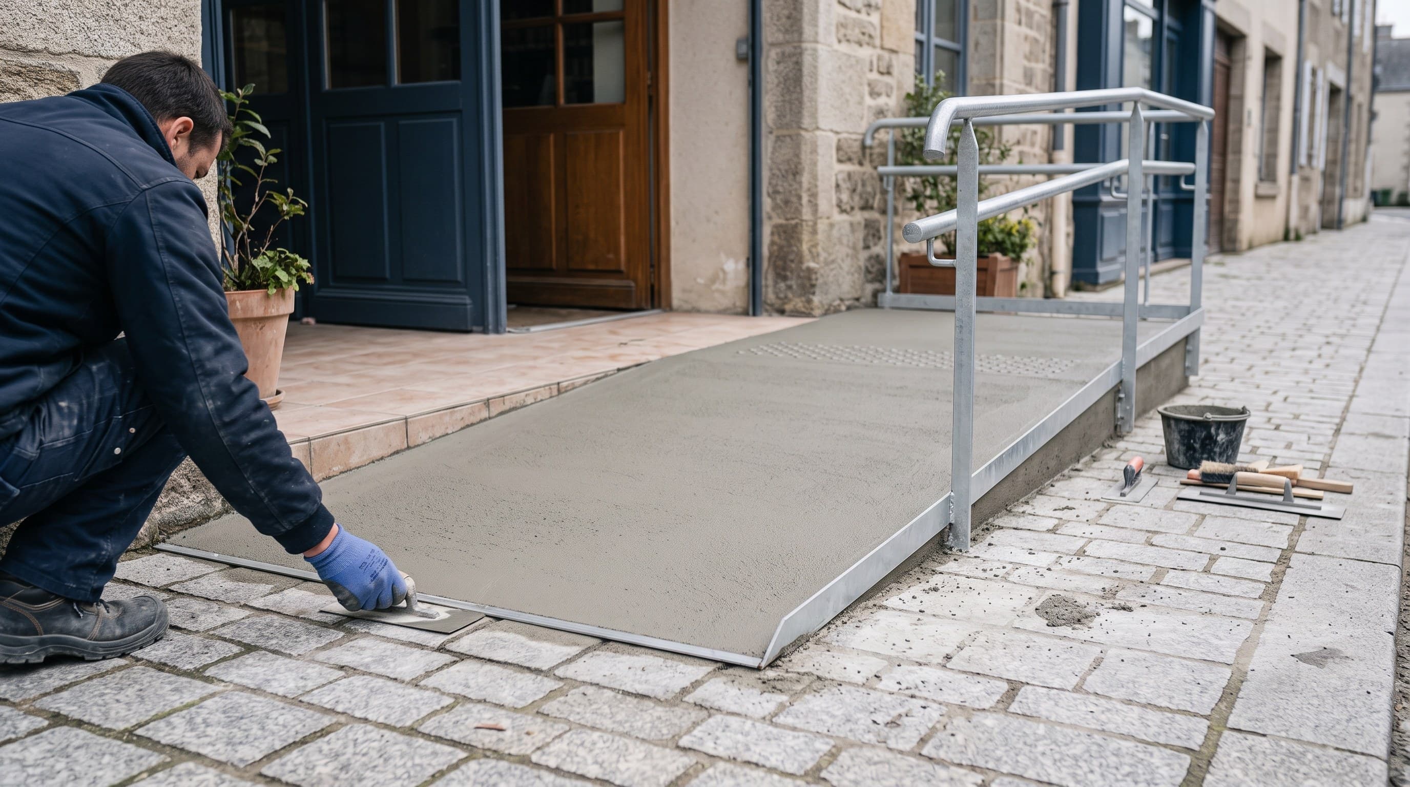 Vitrine et seuil d'entrée, les erreurs fréquentes en accessibilité PMR
