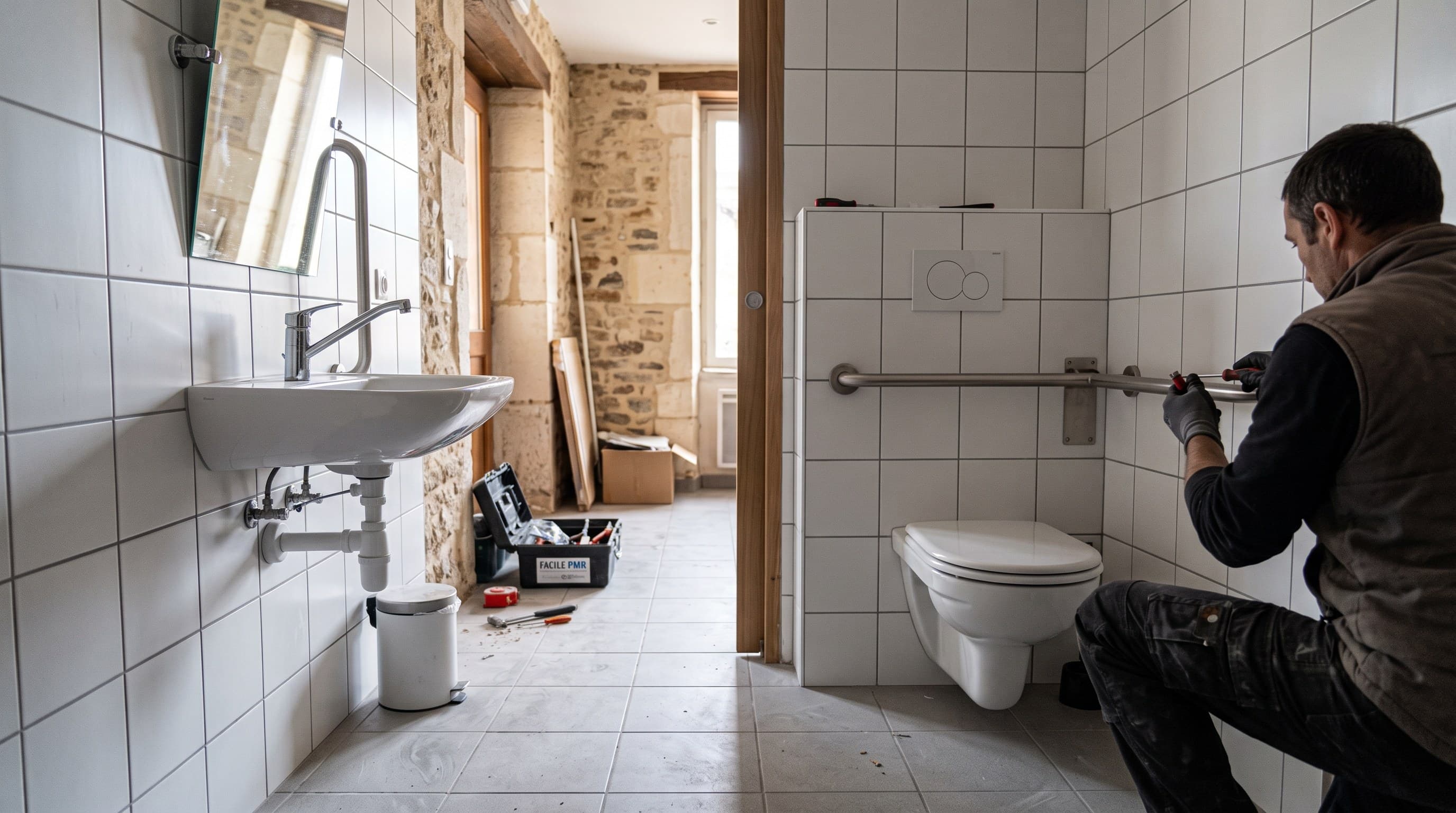 Sanitaire mixte ou sanitaire PMR dédié, quelle solution pour un petit commerce ?
