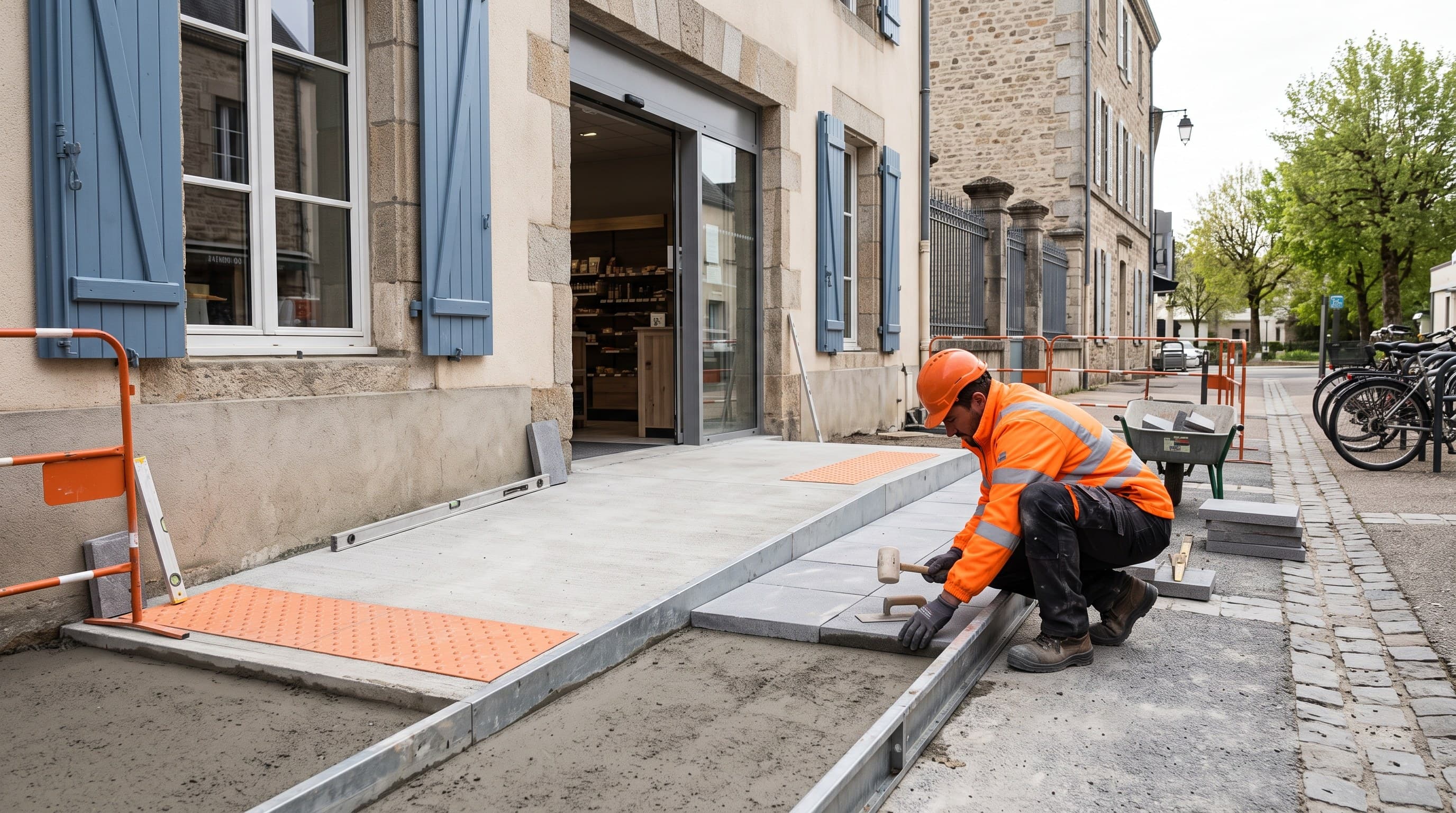 Terrasse de commerce et accessibilité PMR, ce qu'il faut prévoir