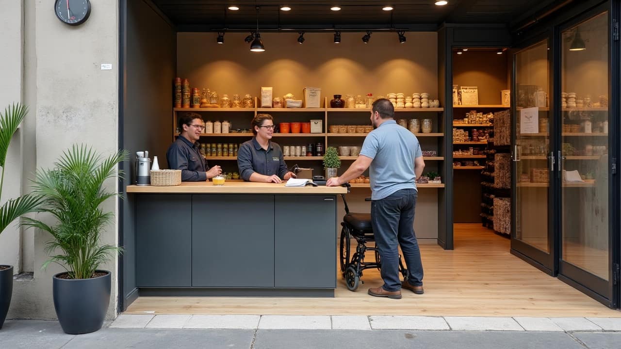 Comptoir caisse et norme handicapé : les repères qui s'appliquent